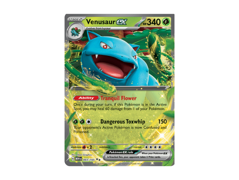 Venusaur EX [MEW EN [003/165]