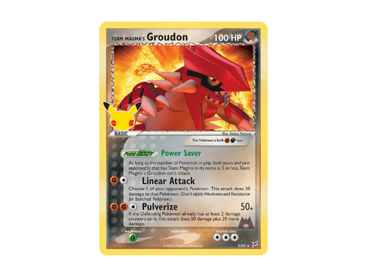 Team Magma's Groudon [CEL EN 009/095]