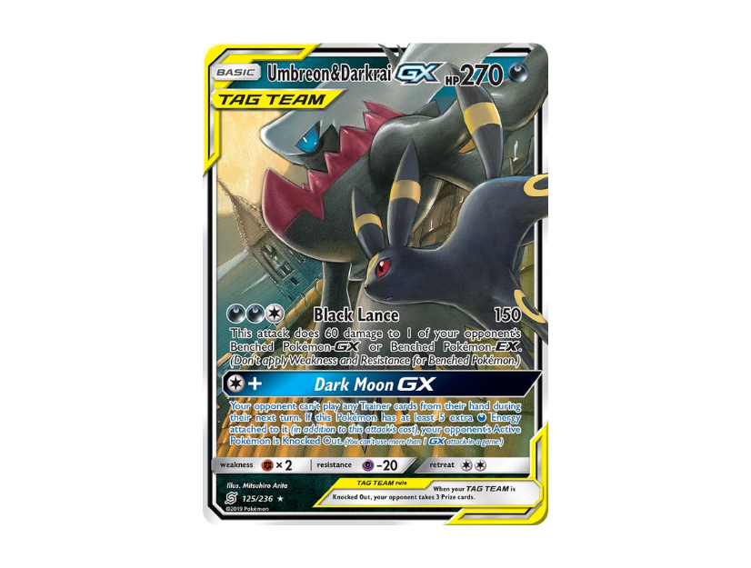 Umbreon & Darkrai GX [UNM EN 125/236]