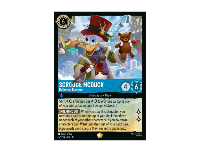 Scrooge McDuck - Reformed Ebenezer - Legendary [Winterspell EN 152/204]