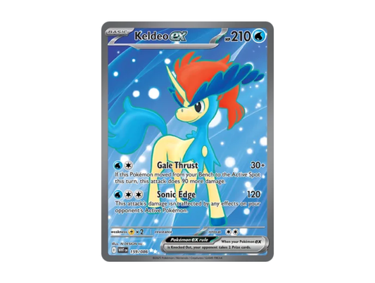 Keldeo EX [WHT EN 159/086]