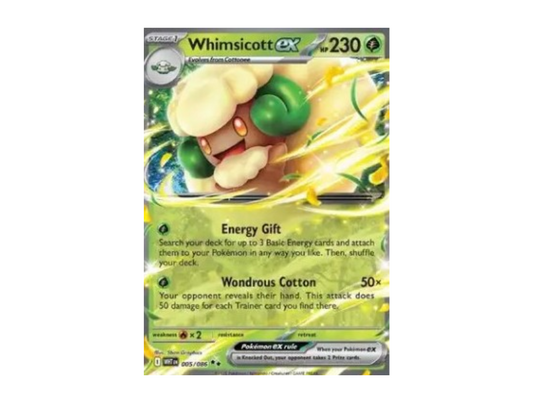 Whimsicott EX [WHT EN 005/086]