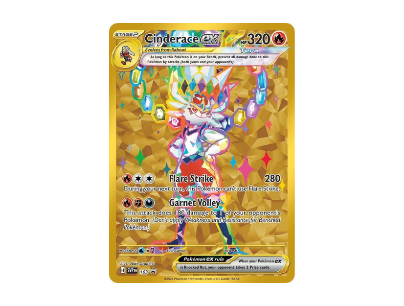 Cinderace EX Promo [SVP EN 163]