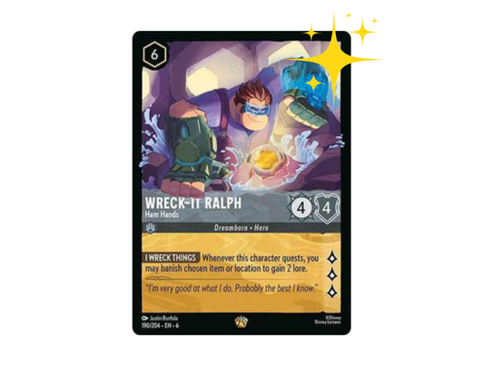 Wreck-It Ralph - Ham Hands - Legendary FOIL [Azurite Sea EN 190/204]