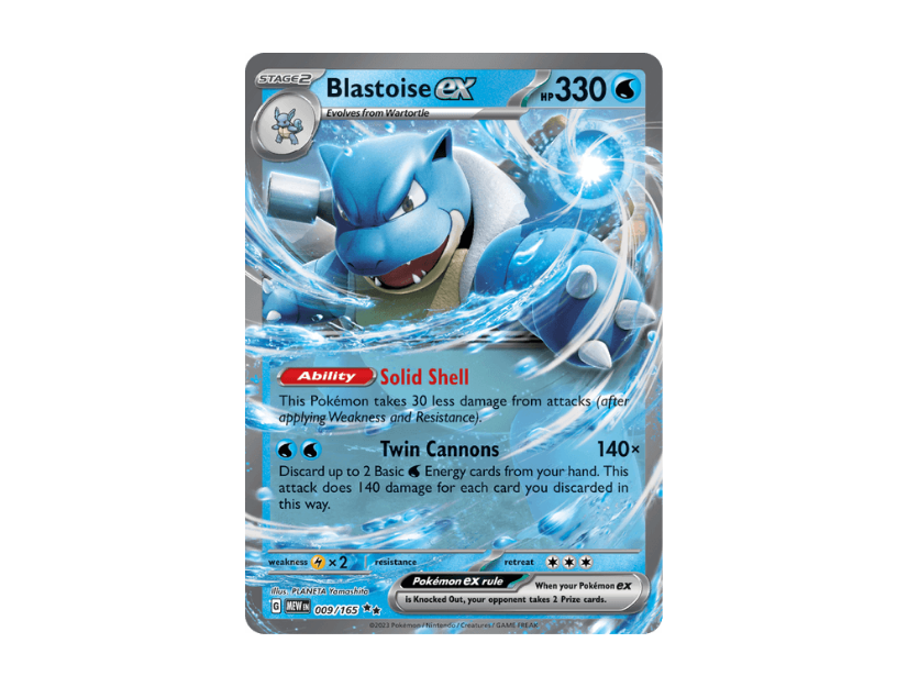 Blastoise EX [MEW EN [009/165]