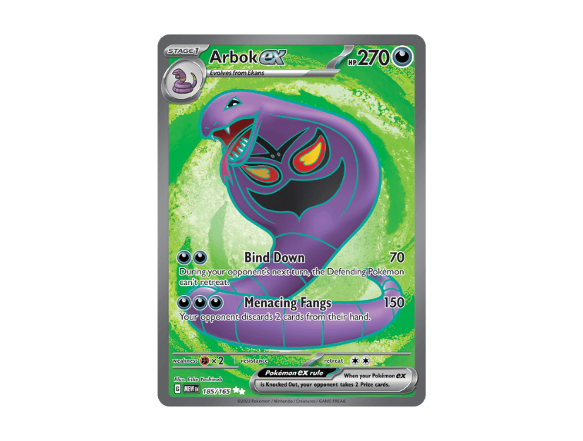 Arbok EX [MEW EN [185/165]