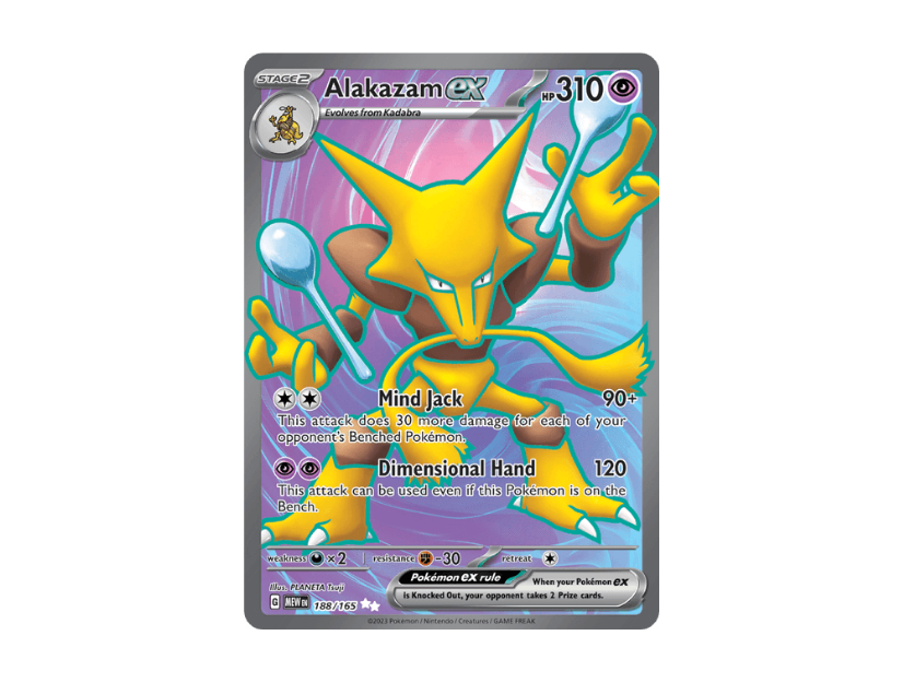 Alakazam EX [MEW EN [188/165]