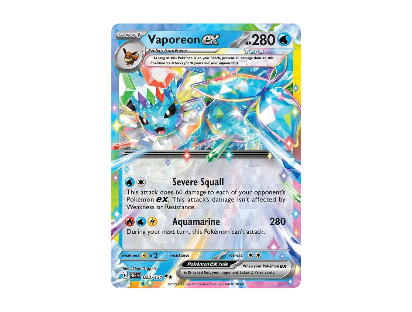 Vaporeon EX [PRE EN 023/131]