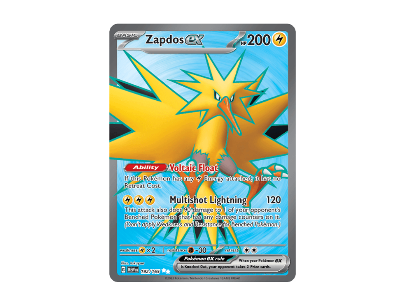 Zapdos EX [MEW EN [192/165]