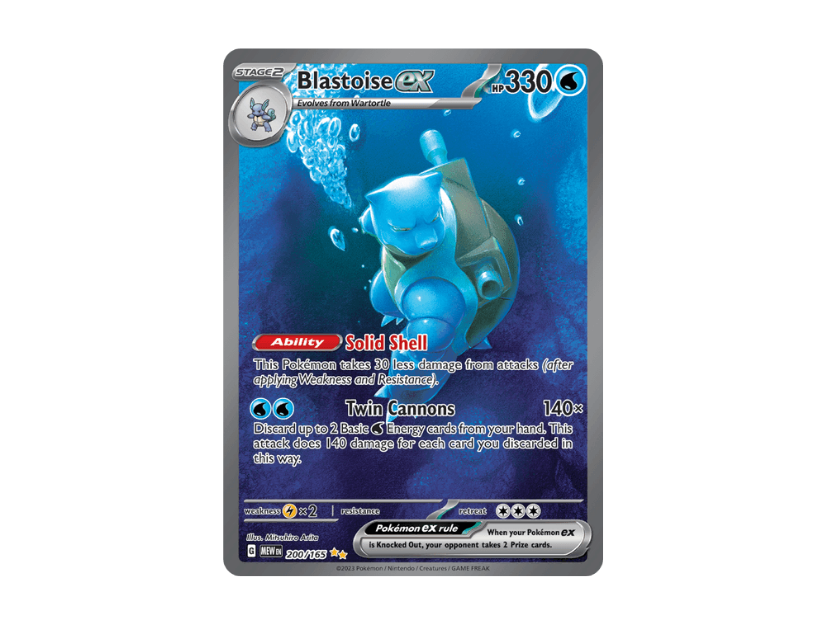Blastoise EX [MEW EN [200/165]