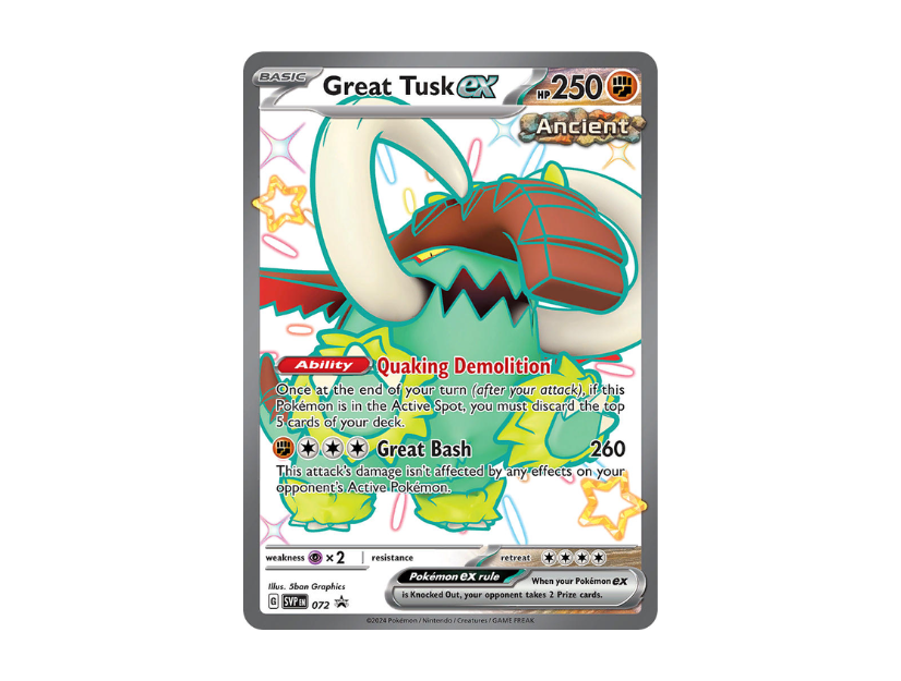 Great Tusk EX Promo [SVP EN 072]