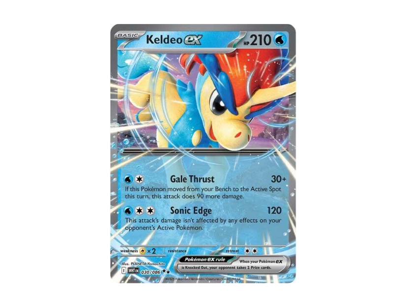 Keldeo EX [WHT EN 030/086]