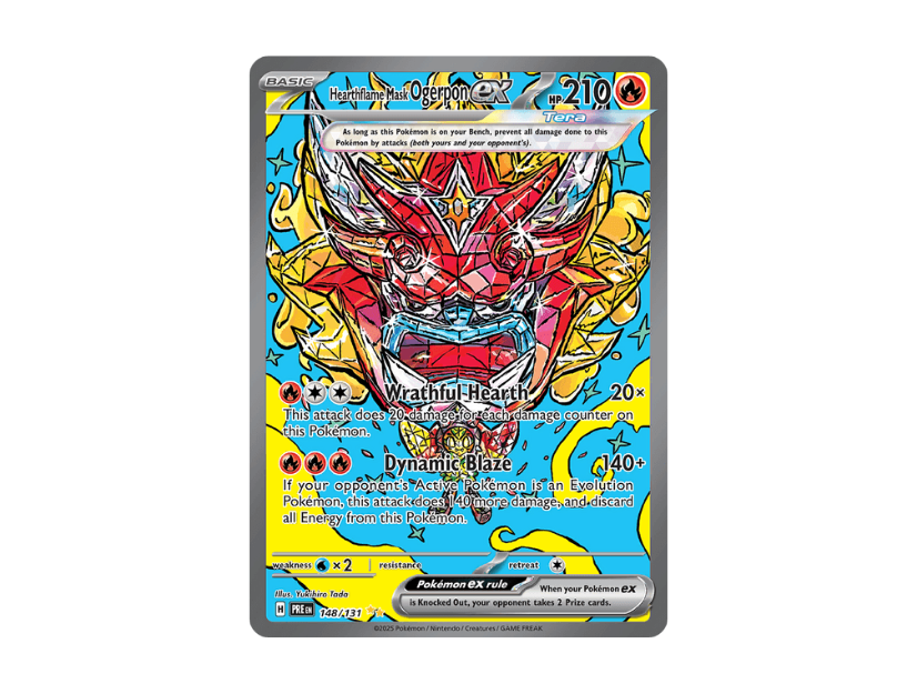 Hearthflame Mask Ogerpon EX [PRE EN 148/131]