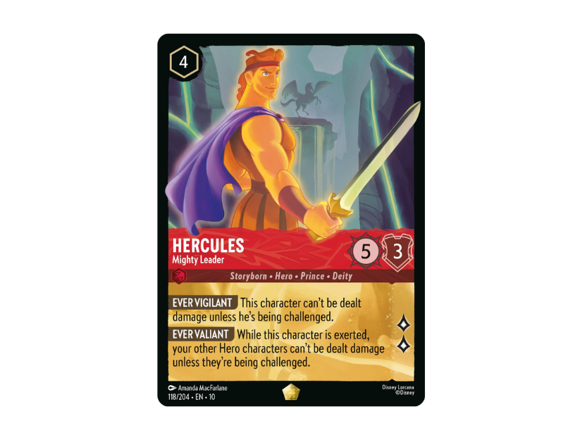 Hercules - Might Leader - Legendary [Whispers in the Well EN 118/204]