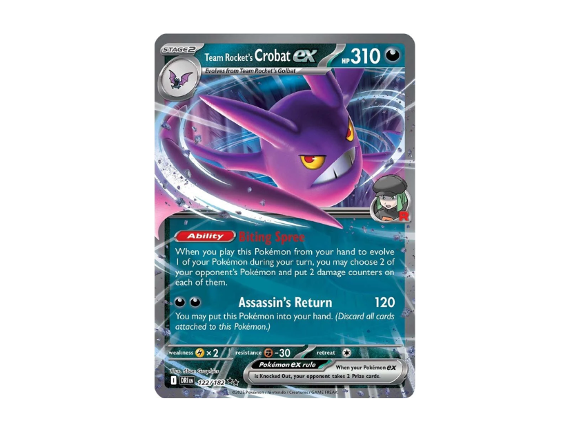 Team Rocket´s Crobat EX [DRI EN 122/182]
