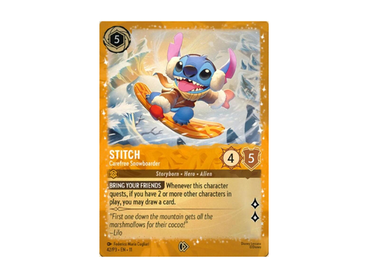 Stitch - Carefree Snowboarder - Promo [Winterspell EN 42-P3]