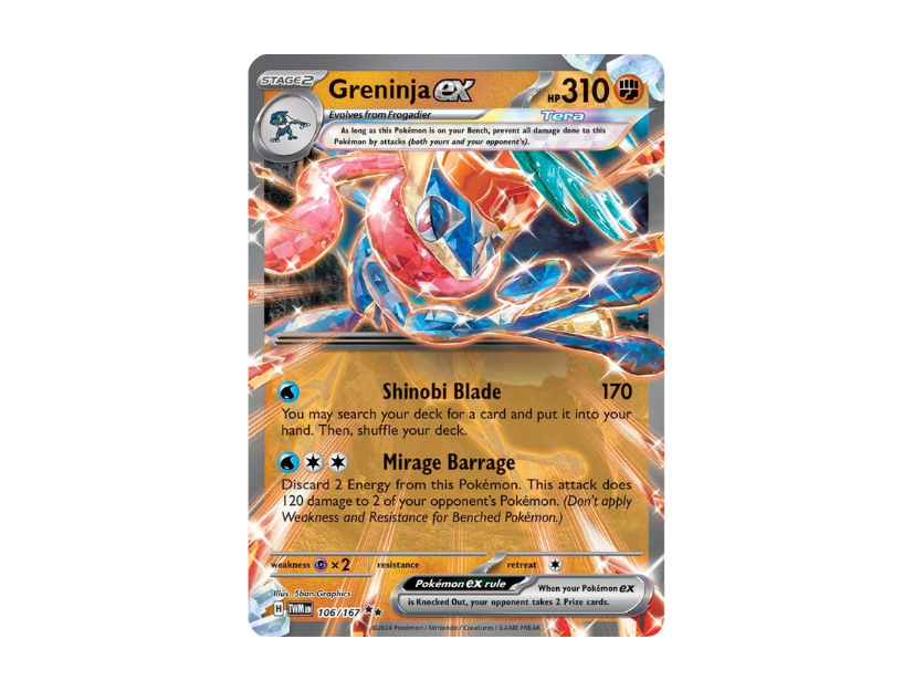 Greninja EX [TWM EN 106/167]