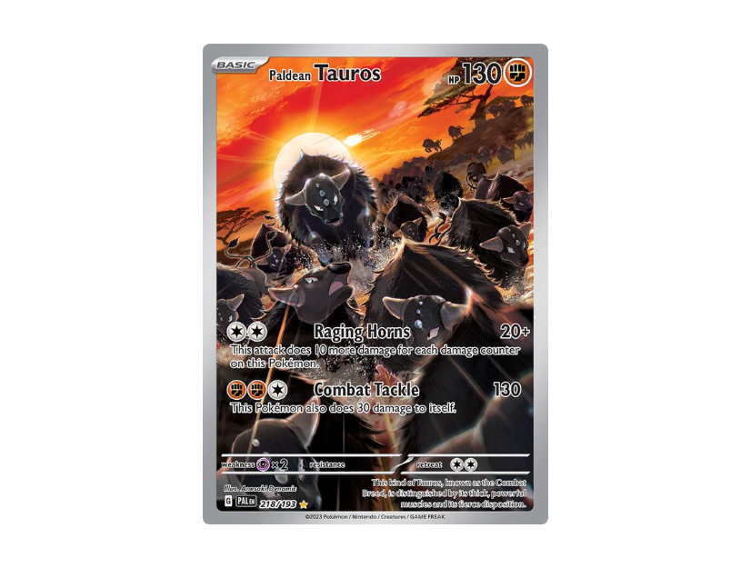 Paldean Tauros [PAL EN 218/193]