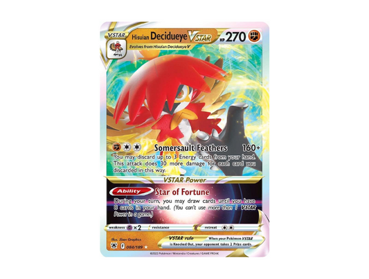 Hisuian Decidueye Vstar [ASR EN 084/189]