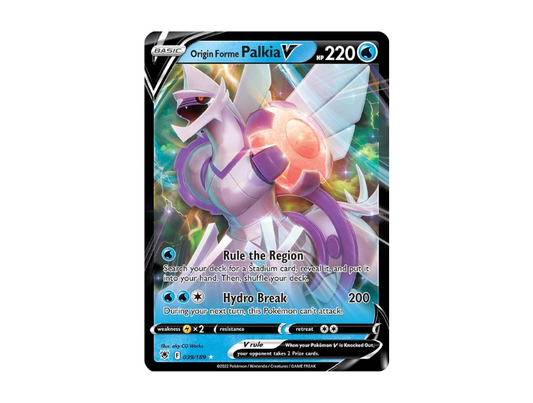 Origin Forme Palkia V [ASR EN 039/189]